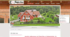 Desktop Screenshot of eggerbau.de